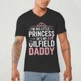 Oilfield Dad Oilfeild My Daddy Works In The Oilfield Men's V-Neck T-Shirt