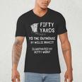 Outhouse Dad Guy Pun Humor Redneck Potty Joke Gag Men's V-Neck T-Shirt