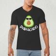 Papacado Avocado Dad Daddy Father's Day Men's V-Neck T-Shirt