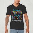Paraprofessional Happy Last Day Of School Women Graduation Men's V-Neck T-Shirt