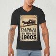 Be Patient With Me I'm From The 1900s Birthday Retirement Men's V-Neck T-Shirt