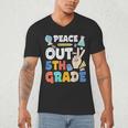 Peace Out 5th Grade Fifth Grade Graduation T-Shirt Men's V-Neck T-Shirt