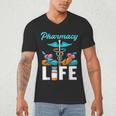 Pharmacy Life Pharmacist Chemist Student PharmD Graduation Men's V-Neck T-Shirt