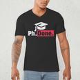 PhD GraduationShirt PhDone Tee For Graduates Men's V-Neck T-Shirt