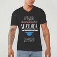 PhD Survivor 2018 Tshirt For PhD Graduates Graduation Gift Men's V-Neck T-Shirt