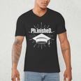 PhinisheD PhD Graduation Doctor Of Philosophy Men's V-Neck T-Shirt