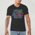 Pickleball Saying Introvert Pickleball Game Partner Men's V-Neck T-Shirt