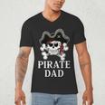Pirate Father Pirate Dad Halloween Men's V-Neck T-Shirt
