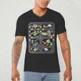 Play Cars On Dad's Back Mom's Back City Map BACK PRINT ONLY Men's V-Neck T-Shirt Play Cars On Dad's Back Mom's Back City Map BACK PRINT ONLY Men's V-Neck T-Shirt