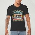 Please Be Patient With Me I'm From The 1900s Cassette Tape Men's V-Neck T-Shirt Please Be Patient With Me I'm From The 1900s Cassette Tape Men's V-Neck T-Shirt
