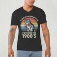 Please Be Patient With Me I'm From The 1900s Cat Men's V-Neck T-Shirt Please Be Patient With Me I'm From The 1900s Cat Men's V-Neck T-Shirt