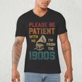 Please Be Patient With Me I'm From The 1900s Cool Gramophone Men's V-Neck T-Shirt Please Be Patient With Me I'm From The 1900s Cool Gramophone Men's V-Neck T-Shirt