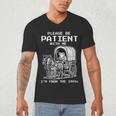 Please Be Patient With Me I'm From The 1900s Frog Men's V-Neck T-Shirt Please Be Patient With Me I'm From The 1900s Frog Men's V-Neck T-Shirt
