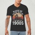 Please Be Patient With Me I'm From The 1900s Grandma Grandpa Men's V-Neck T-Shirt