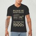Please Be Patient With Me I'm From The 1900s Horse Carriage Men's V-Neck T-Shirt Please Be Patient With Me I'm From The 1900s Horse Carriage Men's V-Neck T-Shirt
