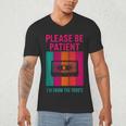 Please Be Patient I'm From The 1900s Retro Cassette Tape Men's V-Neck T-Shirt