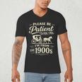 Please Be Patient With Me I'm From The 1900s Retro Men's V-Neck T-Shirt
