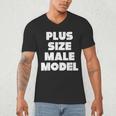 Plus Size Male Model Fat Guy Or Dad BOD Men's V-Neck T-Shirt