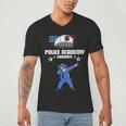 Police Academy Graduate Shirt Police Academy Graduation Gift Men's V-Neck T-Shirt
