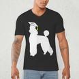 Poodle Graduation Dog Graduate Men's V-Neck T-Shirt