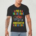 Pre-K Graduation Monster Truck Kindergarten Here We Come Men's V-Neck T-Shirt