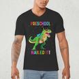 Preschool Graduation Class Of 2022 Graduate Dinosaur Kids Men's V-Neck T-Shirt