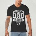 Promoted To Dad Again Est 2026 Pregnancy Announcement Men's V-Neck T-Shirt Promoted To Dad Again Est 2026 Pregnancy Announcement Men's V-Neck T-Shirt