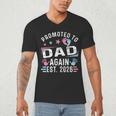 Promoted To Dad Again Est 2026 Vintage Dad Men's V-Neck T-Shirt