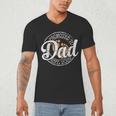 Promoted To Dad Est 2026 Stamp First Time Daddy To Be Men's V-Neck T-Shirt