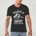Promoted To Daddy Est 2026 Soon To Be Daddy 2026 Men's V-Neck T-Shirt Promoted To Daddy Est 2026 Soon To Be Daddy 2026 Men's V-Neck T-Shirt