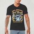 Proud 8th Grade Graduate Axolotl Graduation Eighth Men's V-Neck T-Shirt