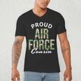 Proud Air Force Cousin Deployment Homecoming Graduation Men's V-Neck T-Shirt