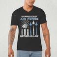 Proud Air Force Mother-In-Law US Air Force Graduation Men's V-Neck T-Shirt