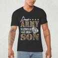 Proud Army National Guard Son National Guard Graduation Men's V-Neck T-Shirt