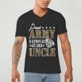 Proud Army National Guard Uncle National Guard Graduation Men's V-Neck T-Shirt