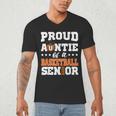 Proud Auntie Of a Basketball Senior 2026 Graduation Gifts Men's V-Neck T-Shirt