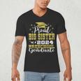 Proud Big Sister Of Pre School Graduate 2024 Graduation Big Men's V-Neck T-Shirt