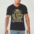 Proud Big Sister Of Two 2025 Graduates Graduation Family Men's V-Neck T-Shirt