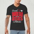 Proud Bonus Dad Of a Class Of 2025 Graduate Graduation Men's V-Neck T-Shirt