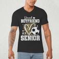 Proud Boyfriend Of A 2026 Senior Soccer Graduation Leopard Men's V-Neck T-Shirt