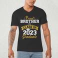 Proud Brother Of a Class Of 2023 Graduate Senior Graduation Men's V-Neck T-Shirt