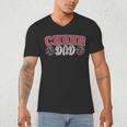 Proud Cheer Dad My Favorite Cheerleader Calls Me Daddy Men Men's V-Neck T-Shirt Proud Cheer Dad My Favorite Cheerleader Calls Me Daddy Men Men's V-Neck T-Shirt