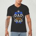 Proud Dad Of A 2018 Graduate Graduation Grad Men's V-Neck T-Shirt