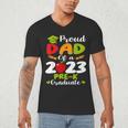 Proud Dad Of 2023 Pre K Graduate Graduation Men's V-Neck T-Shirt