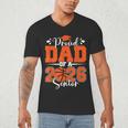 Proud Dad Of A 2026 Senior Basketball Graduation Family Men's V-Neck T-Shirt