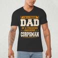 Proud Dad Of Awesome Corpsman Father's Day Men's V-Neck T-Shirt