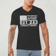 Proud Dad Of Boy Father Of Boys For Dad Xmas Fathers Day Men's V-Neck T-Shirt