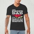 Proud Dad Graduation Shirt 2018 Graduate Tee Men's V-Neck T-Shirt