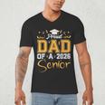 Proud Dad Of A Senior 2026 Class Of 2026 Graduate Men's V-Neck T-Shirt