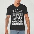 Proud Dad Of a Soccer Senior Class Of 2026 Graduation Men's V-Neck T-Shirt